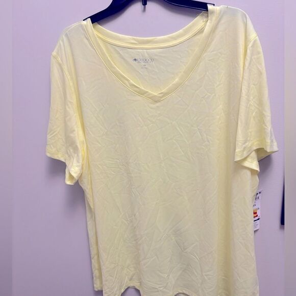 ID Ideology Women's Plus Size Rapidry V-Neck Performance T-Shirt barbell 4X - Picture 4 of 7